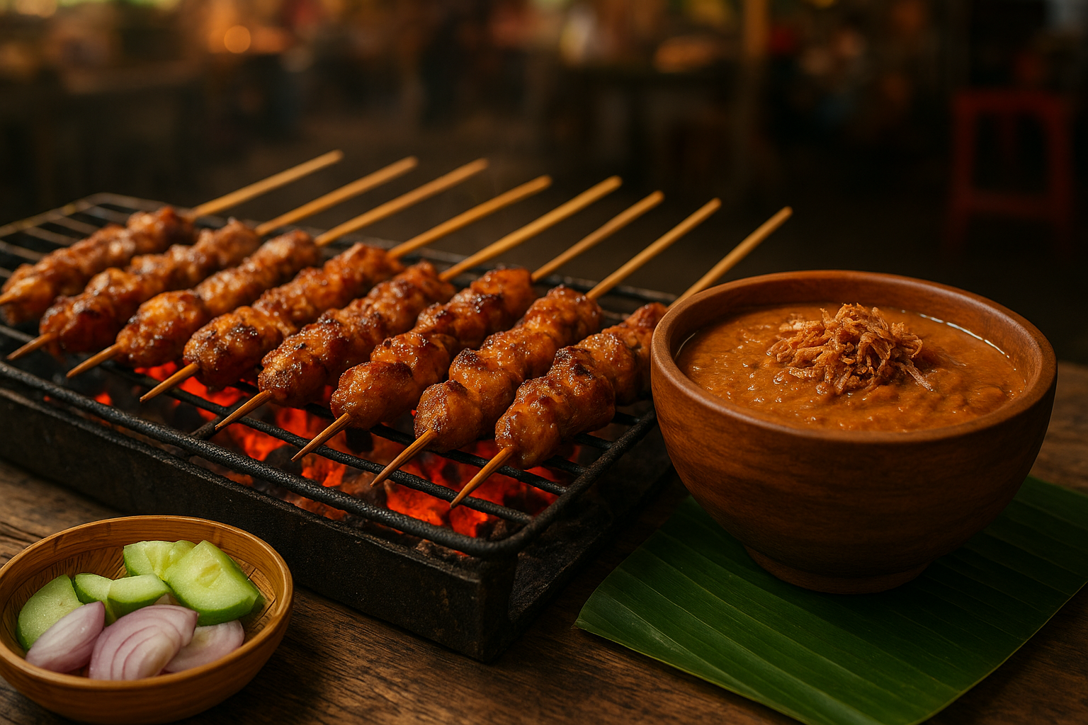 Satay Recipe – Indonesian Grilled Skewers with Peanut Sauce